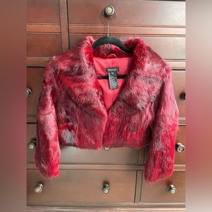 Bebe - cropped fur jacket